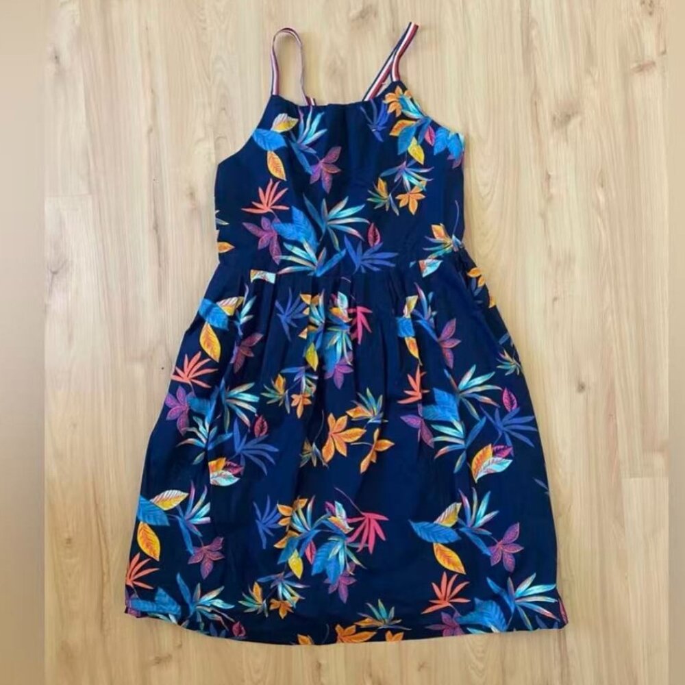 Tommy Hilfiger Big Girls Ruffle-Trim Floral Dress Size 16 (XL)